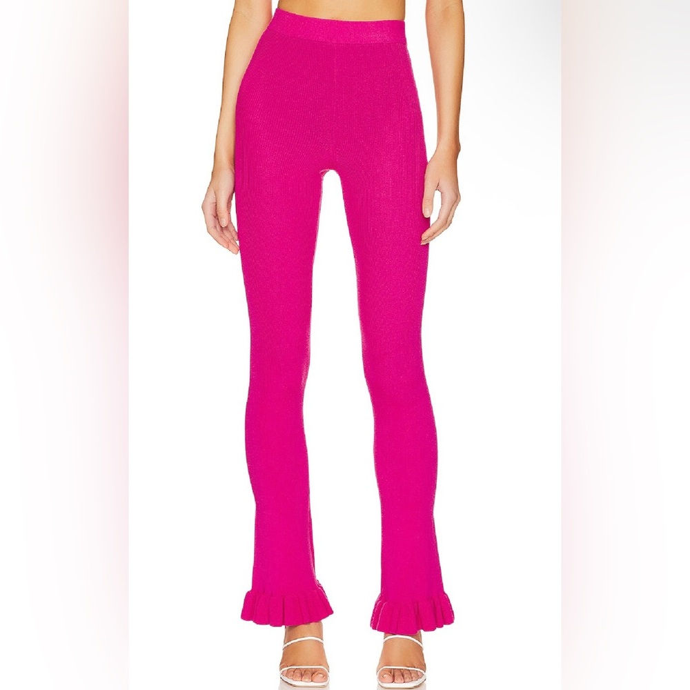 Lovers + Friends RAZI RUFFLE KNIT PANT